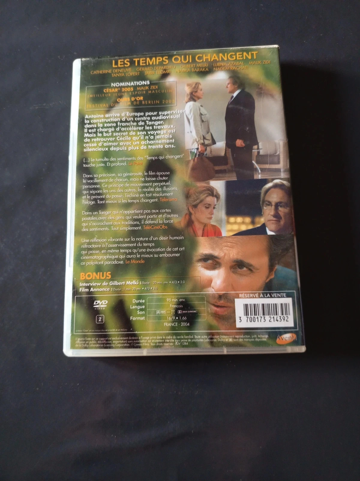 Dvd Les temps qui changent – photo 2